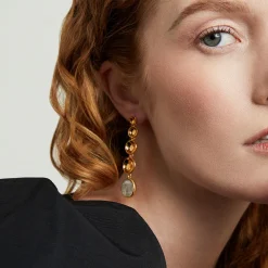 Best Sol Statement Gemstone Drop Earrings Drop Earrings | Statement Earrings