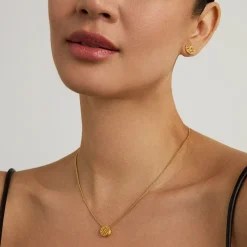 Sale Weave Disc Pendant Pendants | Necklaces